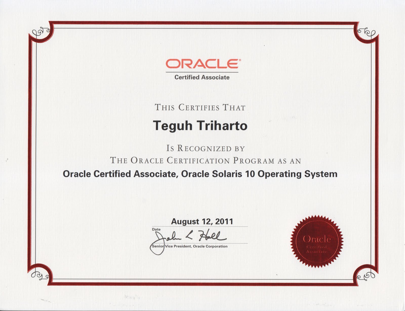Tugas 4 - Pilihlah satu profesi dibidang IT Oracle-solaris-scsac-teguh-triharto-sertification-v2